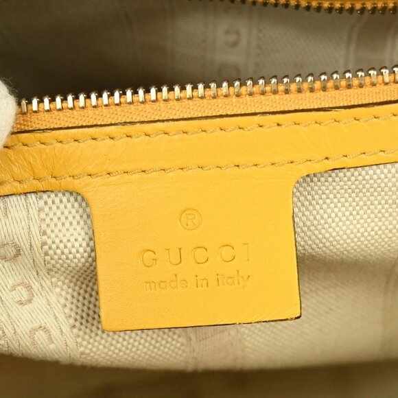 GUCCI YELLOW GG 2WAY HANDBAG 354332 - Picture 11 of 12